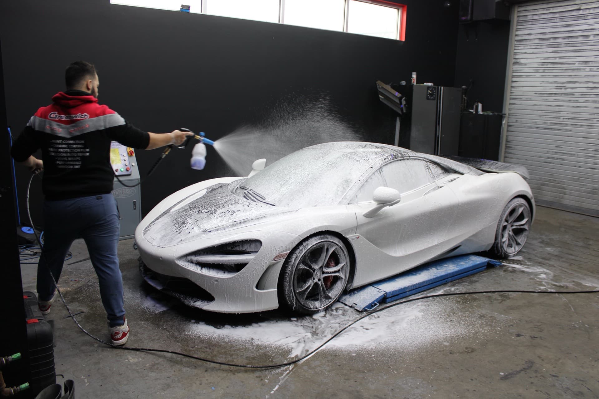 McLaren 720S Foam Wash